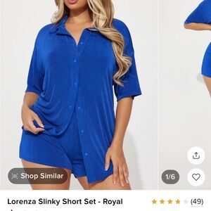 Lorenza Slinky Short Set